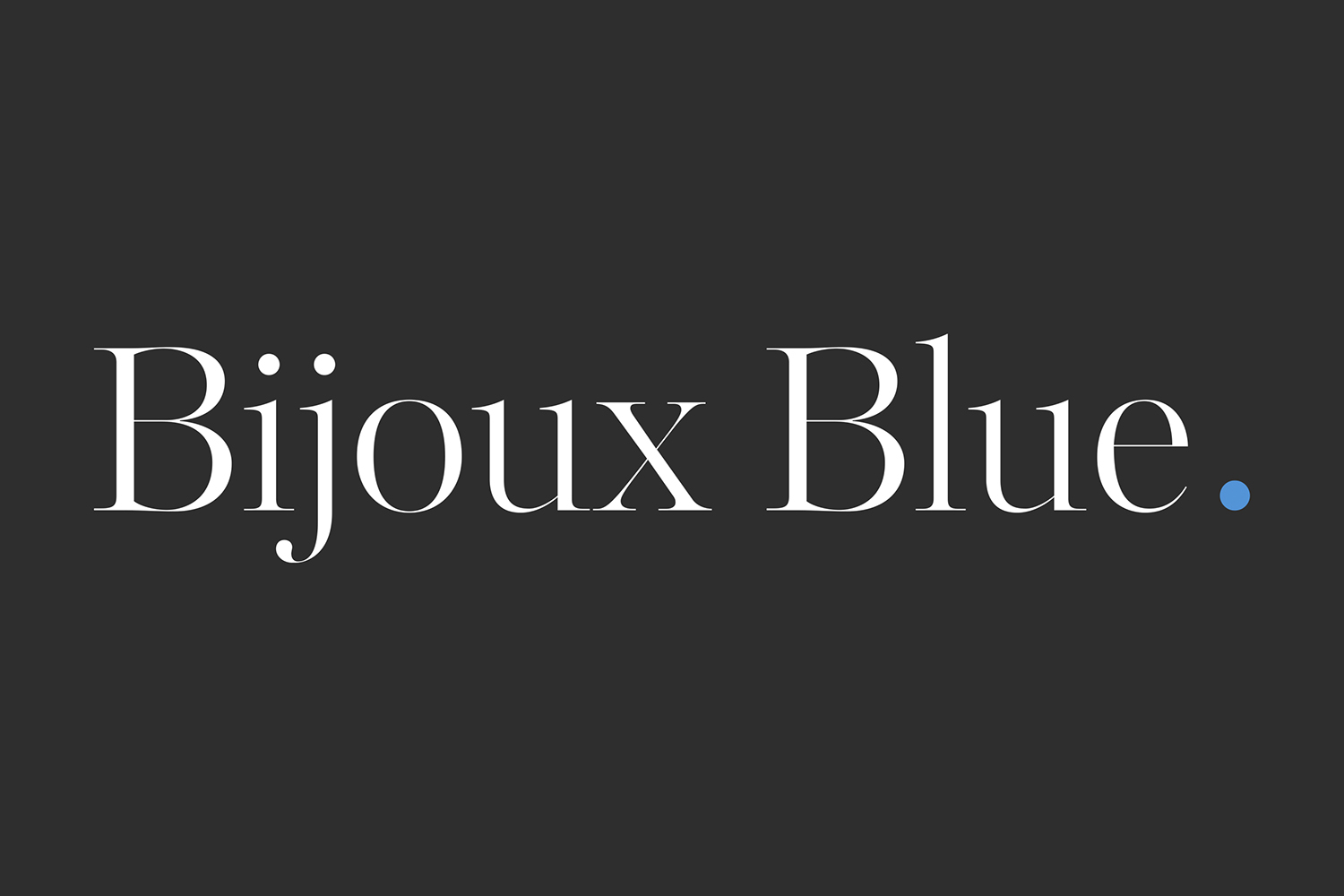 Bijoux Blue Logo Design